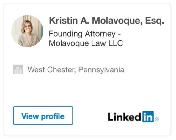 Kristin A. Molavoque, Esquire LinkedIn | Molavoque Law LLC